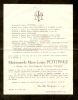 Faire part de décès de Marie-Louise PETITPREZ en 1931 Faire part de décès de Marie-Louise PETITPREZ en 1931