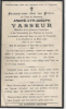 Carte souvenir de Andre-Cyr-Joseph VASSEUR Carte souvenir de Andre-Cyr-Joseph VASSEUR