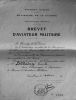 Brevet d'Aviateur Militaire d'Emile Charles LOBBEDEY Brevet d'Aviateur Militaire d'Emile Charles LOBBEDEY