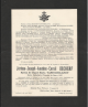 Faire part de décès de Jérôme Joseph Amédée Cornil DECHERF Faire part de décès de Jérôme Joseph Amédée Cornil DECHERF