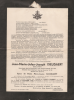 Faire part de décès Jean-Marie-Jules-Joseph DIEUSAERT-BACQUAERT Faire part de décès Jean-Marie-Jules-Joseph DIEUSAERT-BACQUAERT