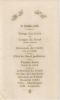 Menu de repas de Madeleine et Louis Bacquaert-Huyghe Menu de repas de Madeleine et Louis Bacquaert-Huyghe