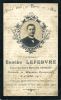Carte du souvenir de Eusebe LEFEBVRE Carte du souvenir de Eusebe LEFEBVRE