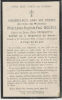 Carte souvenir de Albert-Jean-Baptiste-Paul BOUREL
