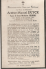 Carte souvenir Arsène-Marcel DUYCK-DECHERF Carte souvenir Arsène-Marcel DUYCK-DECHERF
