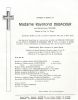 Faire part de décès de Marie-Louise DEBACKER-WILLIER