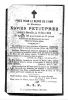 Carte du souvenir de Xavier Noel PETITPREZ Carte du souvenir de Xavier Noel PETITPREZ