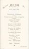 Menu du repas de mariage de Marie-Louise et Jean Bollier-Bacquaert