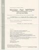 Faire-part de décès de NOTTEAU Paul Fidéle Auguste Faire-part de décès de NOTTEAU Paul Fidéle Auguste