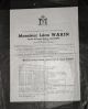 Faire part de deces de Leon WARIN