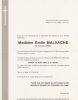 Faire part de deces de Suzanne LORIDAN-MALVACHE