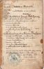 Extrait du livret de famille PETITPREZ-BREHON