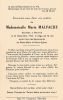 Carte souvenir de Marie MALVACHE