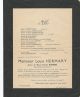 Faire part de deces de Louis Isidore Joseph HERMARY