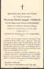 Carte du souvenir de Narcisse Desire CHARLES-BACQUAERT