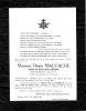 Faire part de deces de Desire MALVACHE Faire part de deces de Desire MALVACHE