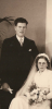 Portrait de mariage de Antoinette LEBLEU et Gilbert DUYCK Portrait de mariage de Antoinette LEBLEU et Gilbert DUYCK