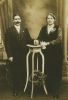 Portrait du mariage de Maurice DESCENDRE et de Jeanne HERMARY en 1920