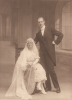 Portrait de mariage de Simone Juliette BACQUAERT et Arthur MESSEANT